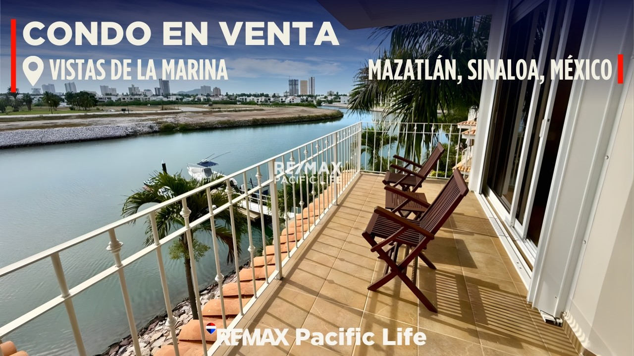 CONDO EN VENTA EN VISTAS DE LA MARINA  EN MAZATLAN SINALOA, REMAX PACIFIC LIFE