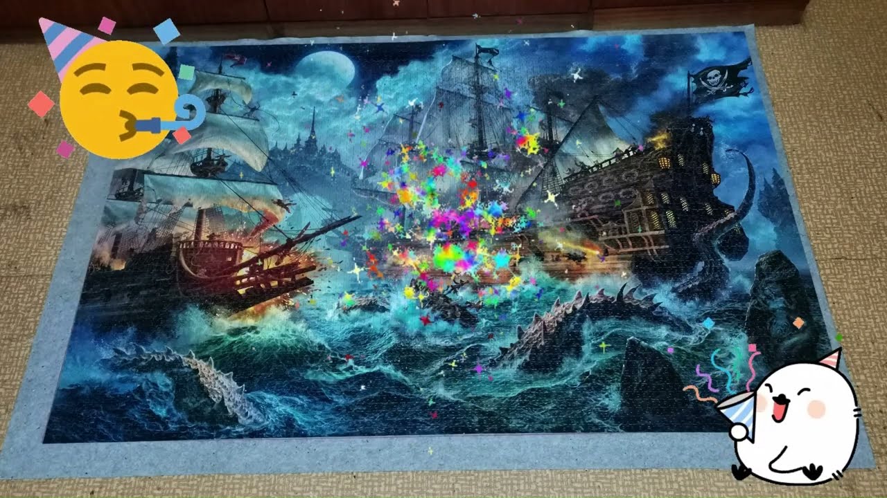 Puzzle Clementoni - Pirates battle