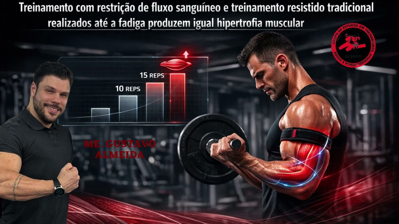 Treino com restrição de fluxo vs. tradicional até a fadiga: mesma hipertrofia?