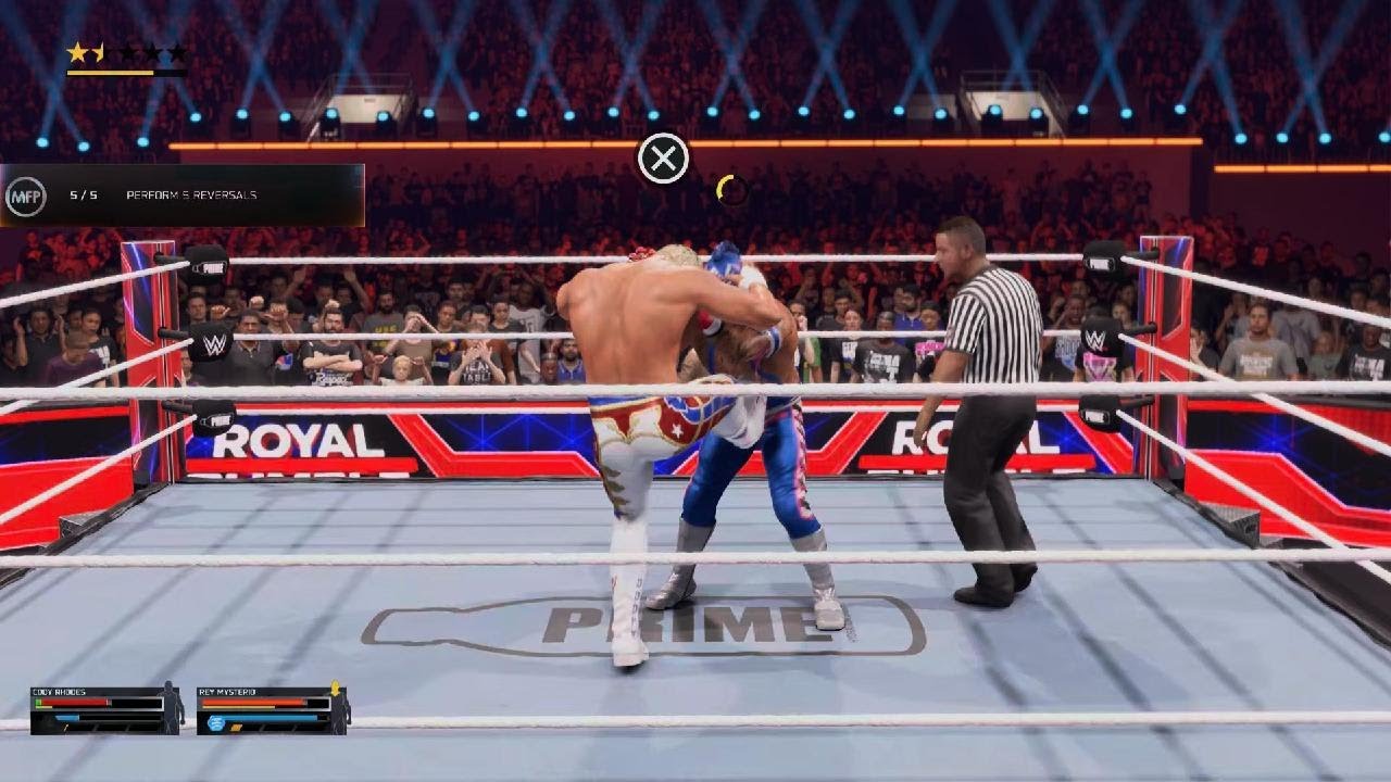 WWE 2K25 MyFACTION WORLD TOUR. LAS VEGAS THE JOKERS WILL BE WILD. MATCH 6