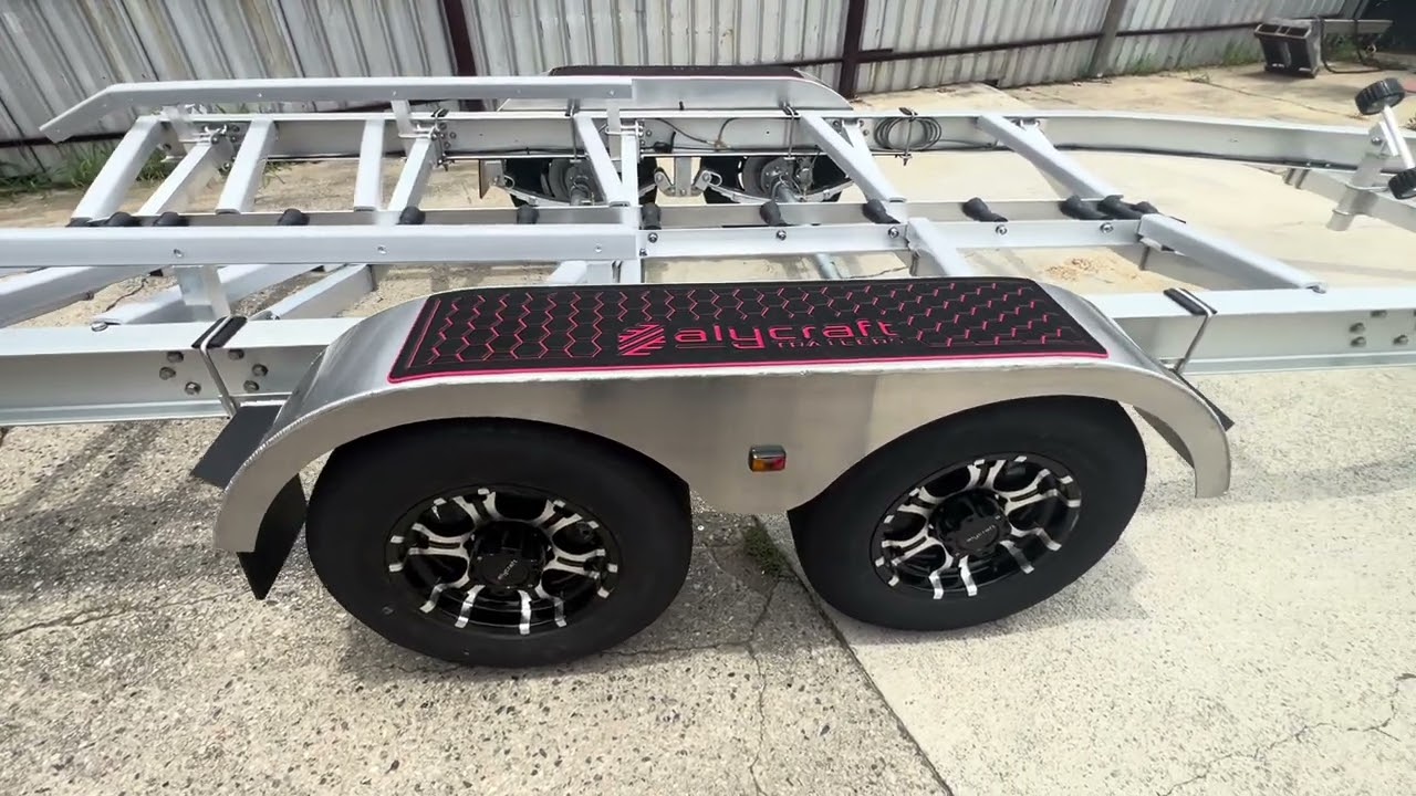Check out our Alycraft Trailer to suit 7.5m to 8.5m boats up to 3500kg ATM. See why we are the best.
