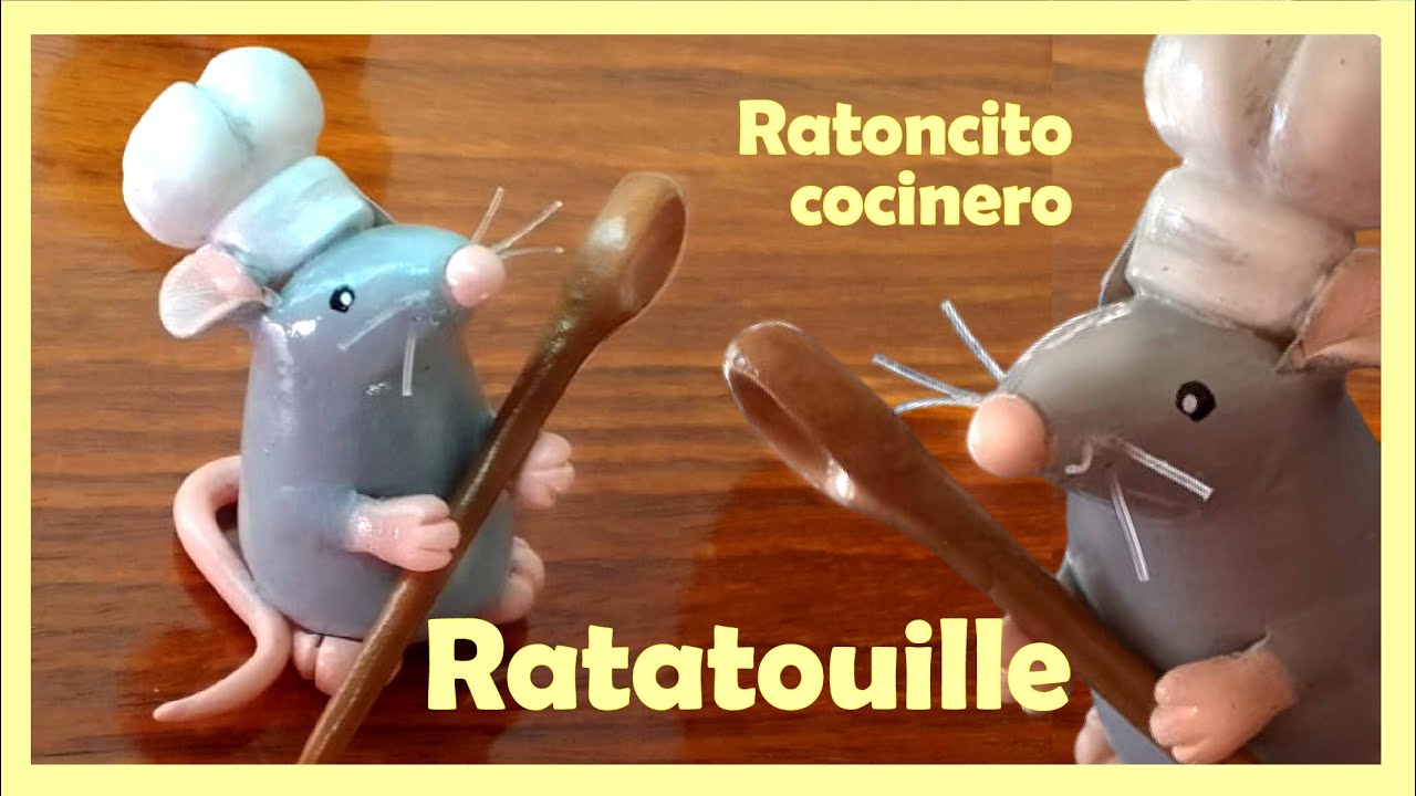 Como hacer a Remy | RATATOUILLE  | Tutorial Porcelana Fría paso a paso🐁