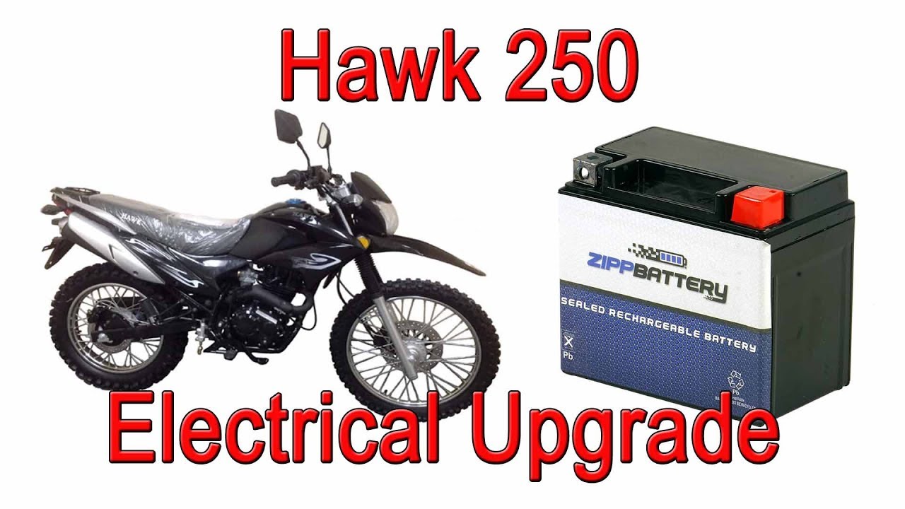 Hawk 250 Battery & Electrical System Upgrade