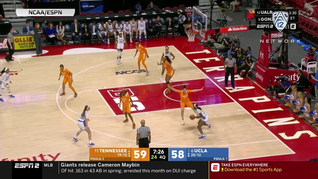2019 NCAA Women's Basketball Tournament: No. 6 UCLA overwhelms No. 11 Tennessee with balanced attack
