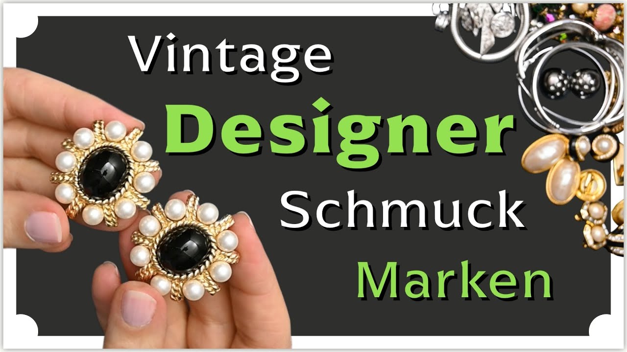 Wundervoller Modeschmuck von Vintage Designer Marken aus den 50s 60s 70s 80s 90s