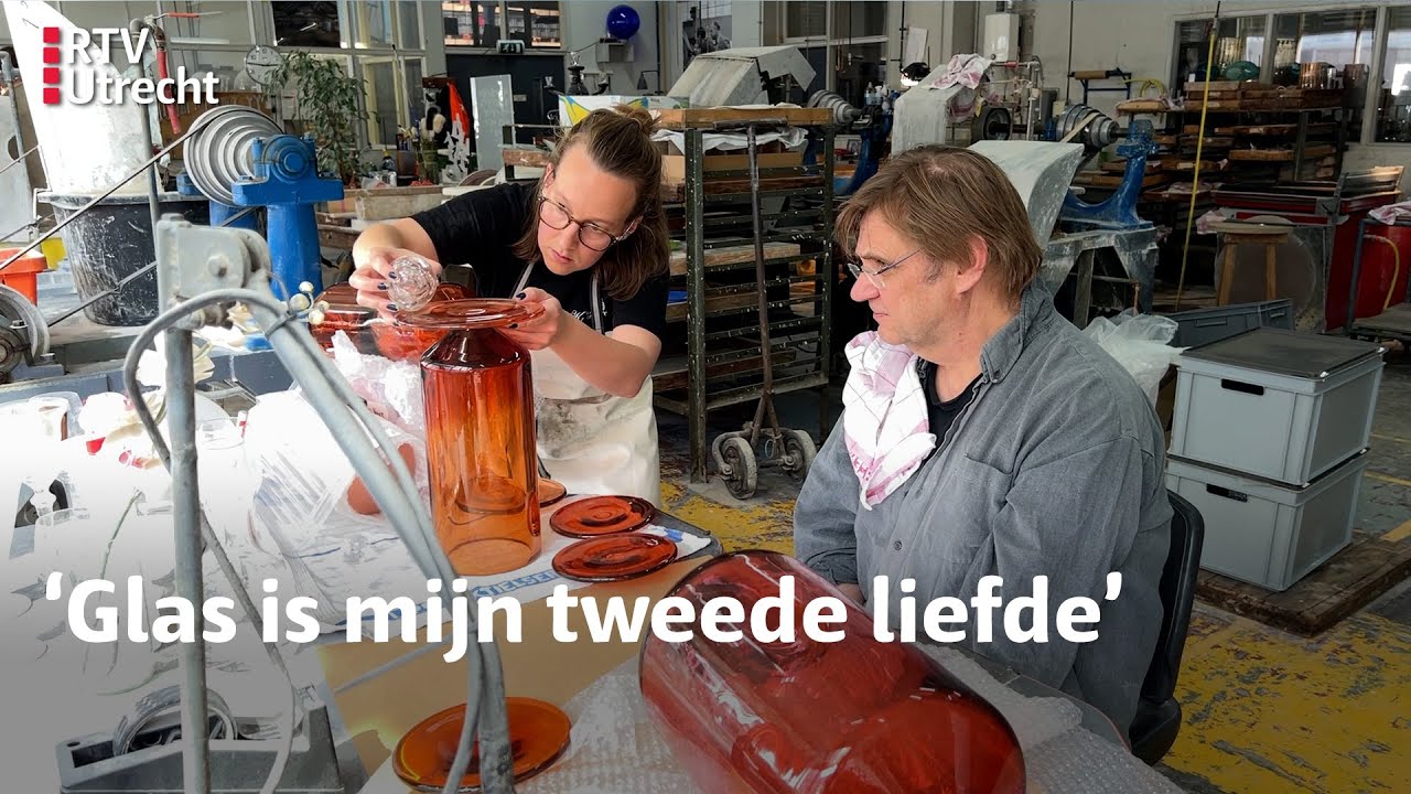Eeuwenoud ambacht glazenslijpen sterft niet uit: twee dames in de leer | RTV Utrecht