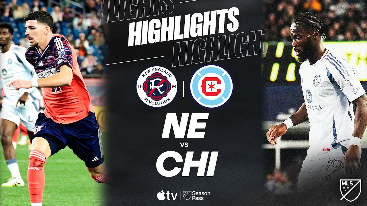 New England Revolution vs. Chicago Fire FC | Full Match Highlights | WILD Final Moments!