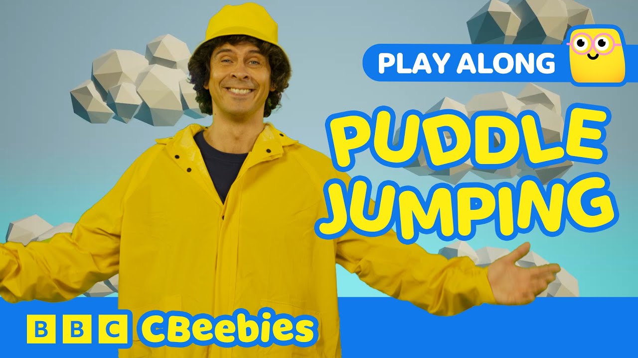 Andy Day on a Rainy Puddle Jumping Adventure! 🌧️🌈  | Movement for Kids | CBeebies