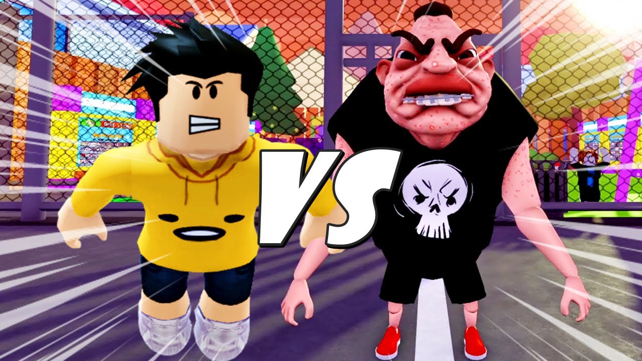 Enfrentando o VALENTÃO Na Escola! Roblox