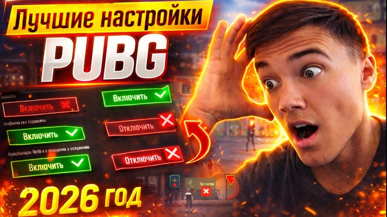 ЛУЧШИЕ ПРАВИЛЬНЫЕ НАСТРОЙКИ ПАБГА В 2026 ГОДУ! ГАЙД НА ПРАВИЛЬНУЮ НАСТРОЙКУ ПАБГА! 