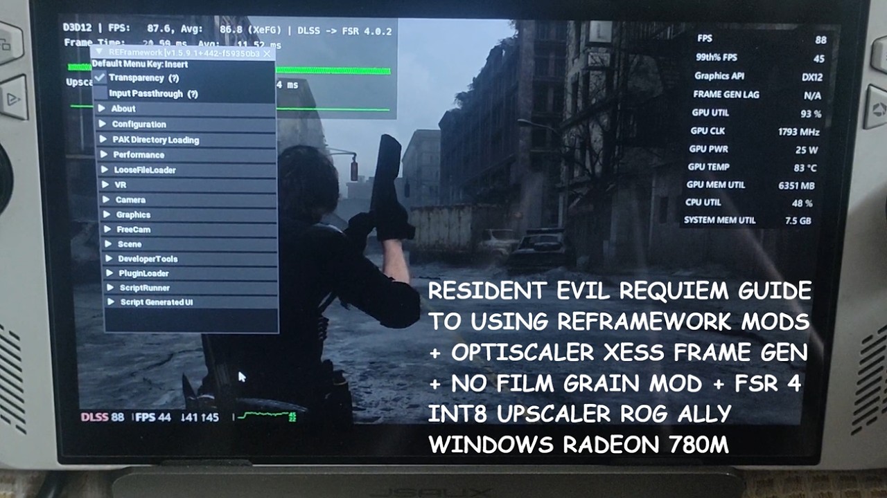 Руководство по использованию модов REFramework в Resident Evil 9 [без эффекта зернистости пленки]...