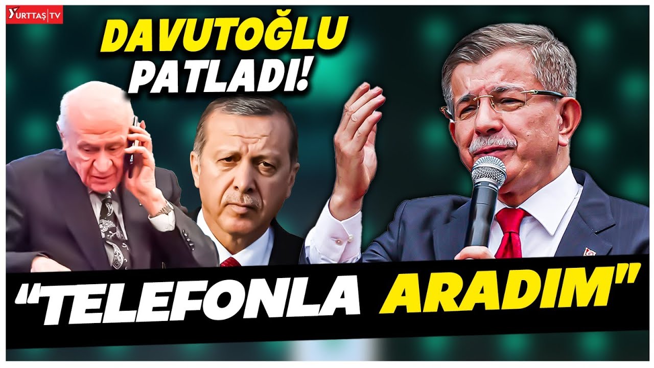 Ahmet Davutoğlu'ndan Salonu Kendinden Geçiren Olay Konuşma! 