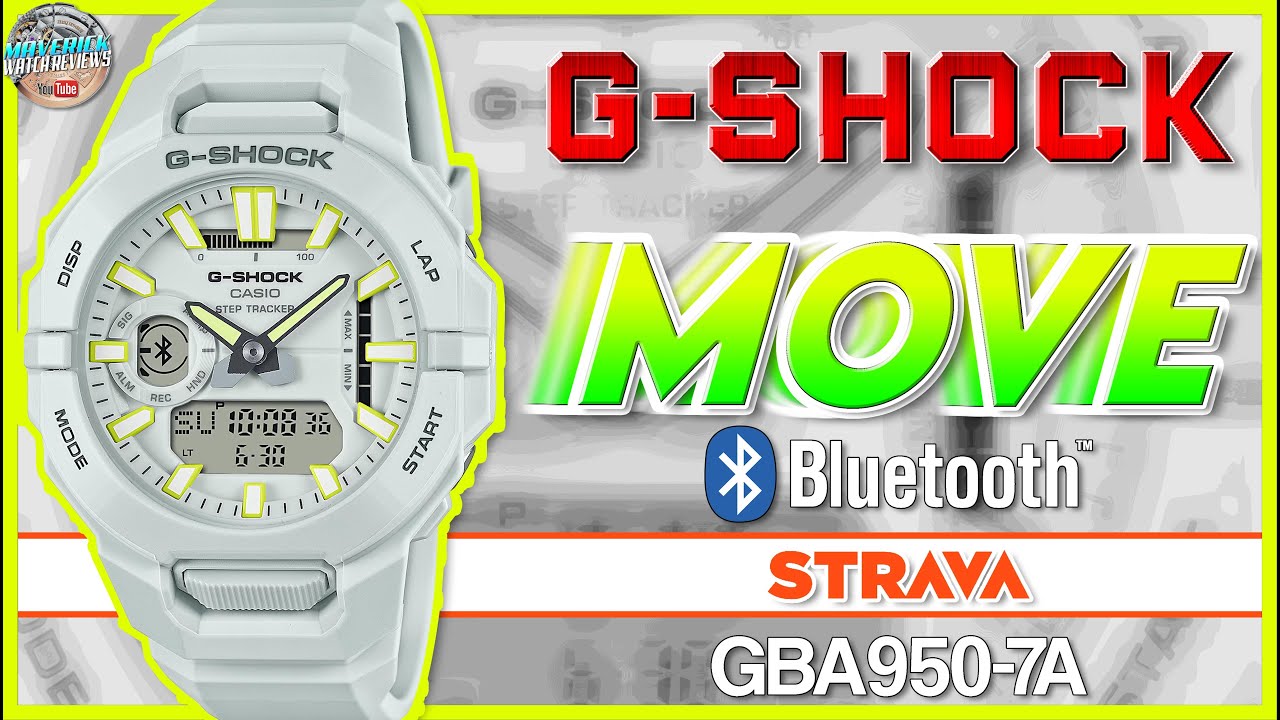 Love The Super Futuristic Look! | G-Shock Move Bluetooth Step Tracker GBA950-7A