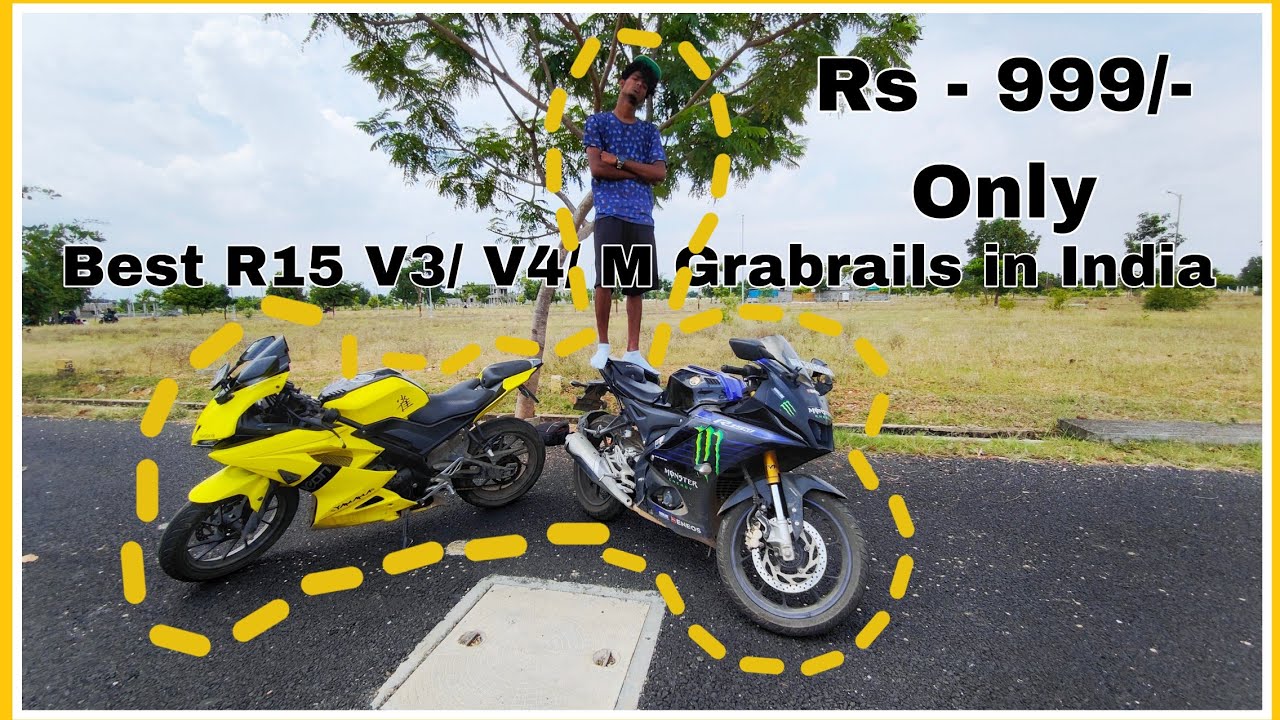 India's Best Grabrails | R15 | Full Quality Check 💯 | Full Offer #rpm #r15 #r15v3