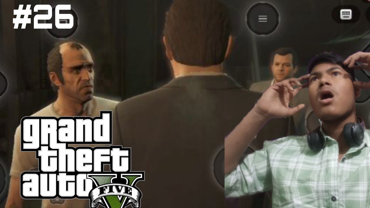 GTA 5 Mission #26 Michael and Trevor|MR K toucher 💯🫣man #viral video #Deepakgamer160