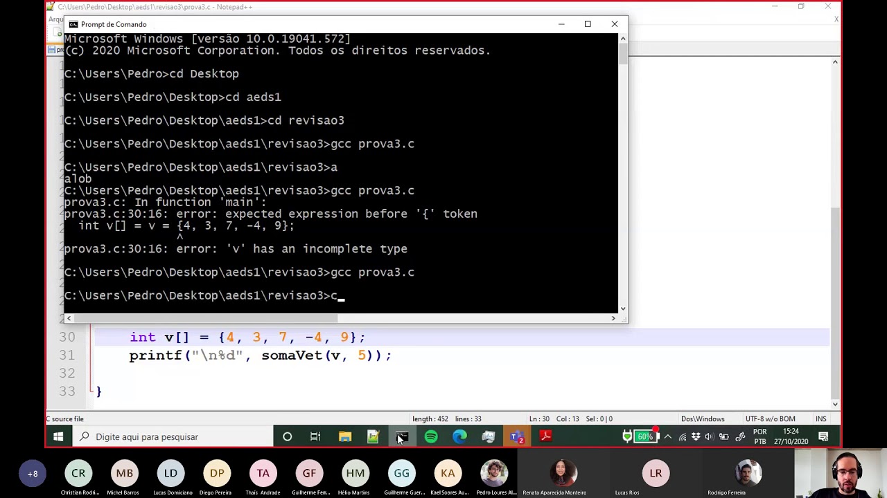 Revisão para a Prova 3 - exercícios de recursividade