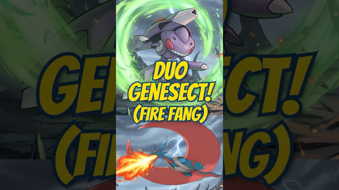 DUO! Genesect BITED by Mega Salamence Fire Fang! Hundo Found!