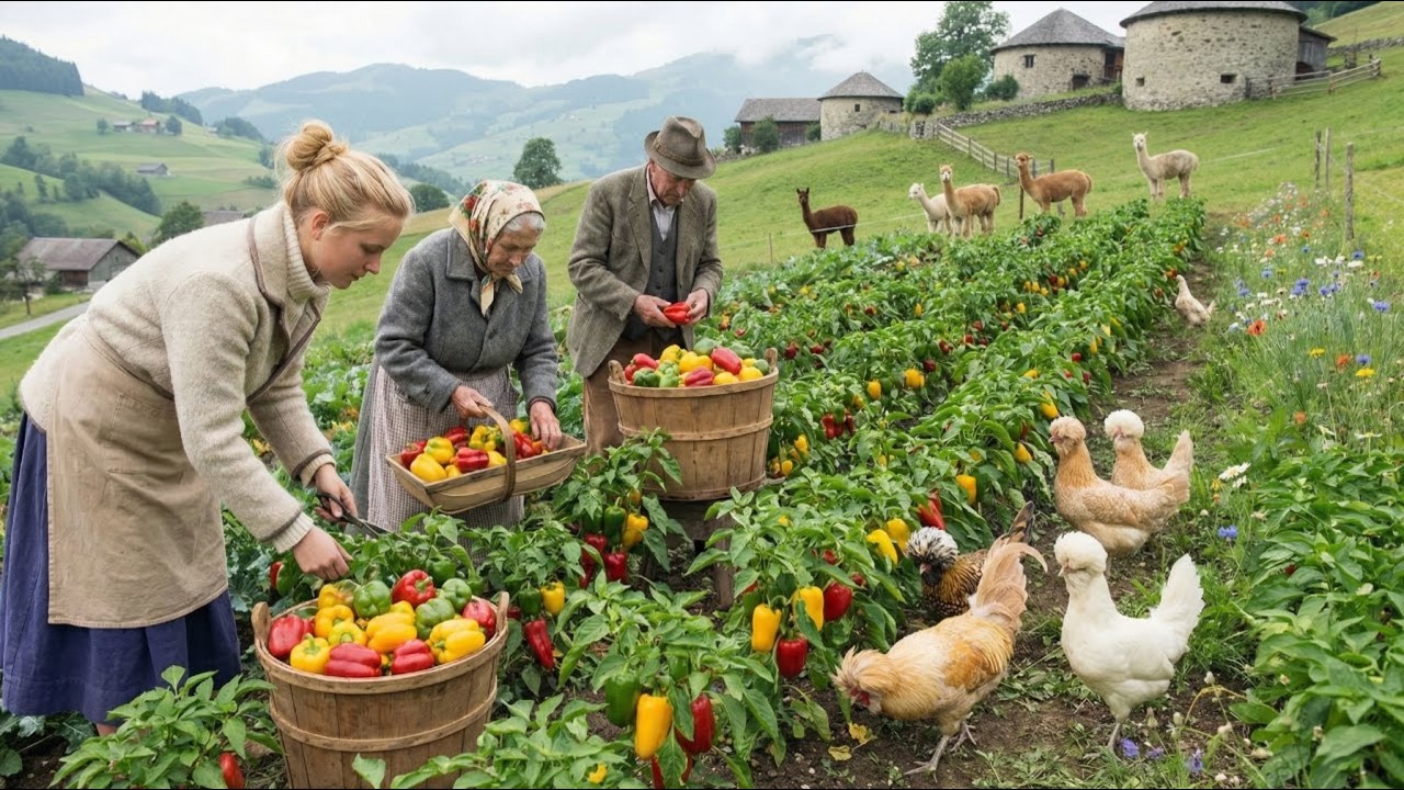 Life in the countryside garden - This is a great way to grow and harvest bell pepper - Farm fresh