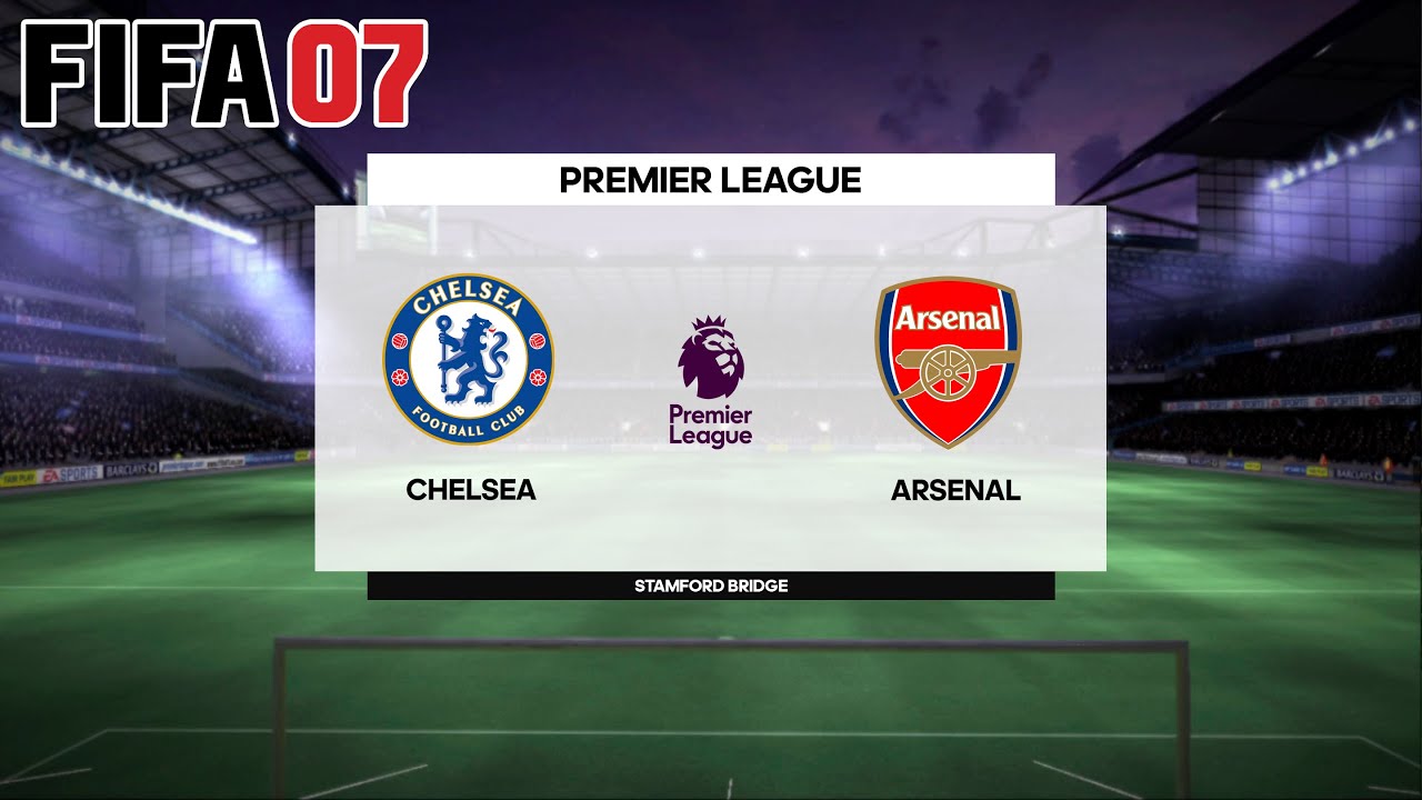 FIFA 07 (2007) - Chelsea vs Arsenal - Gameplay XBOX 360 HD [Xenia]