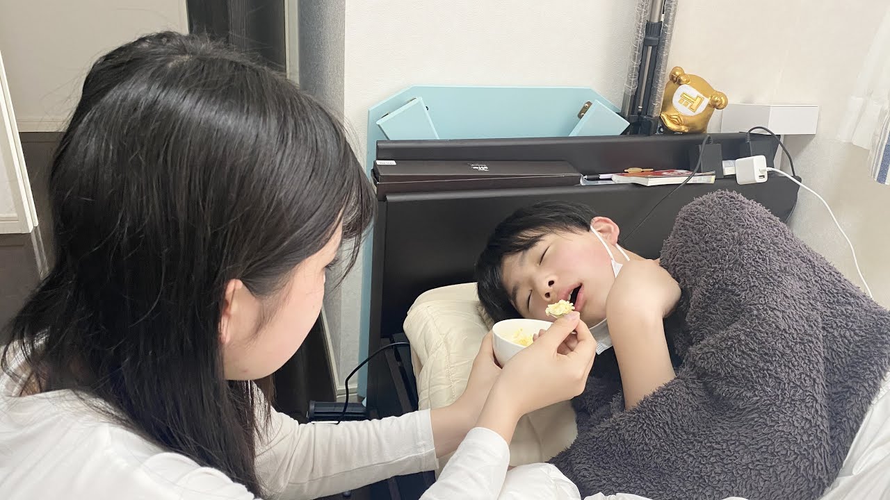 【検証】僕が具合悪くなったら姉妹は結構優しかった。