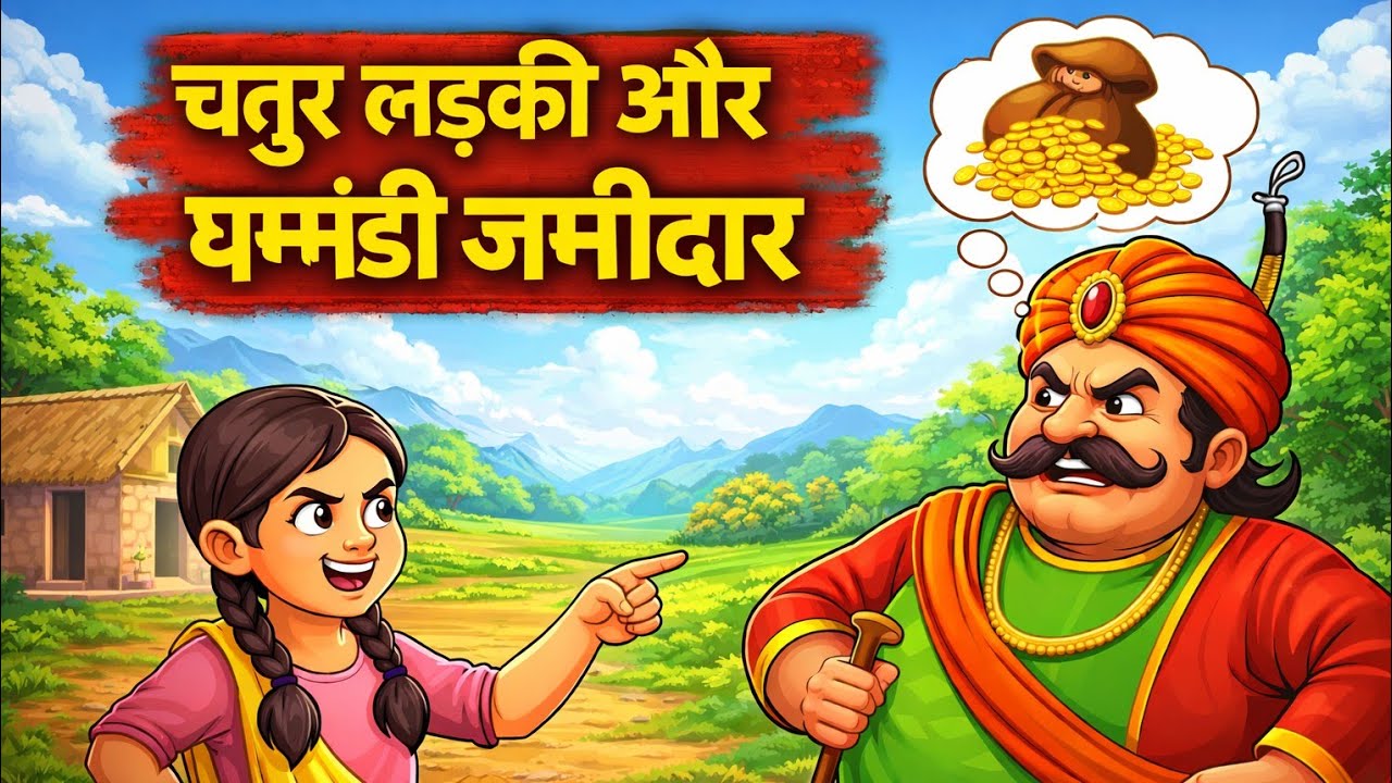 गरीब किसान का चतुर बेटी  | Gareeb Kisan | Hindi kahaniya | Moral stories | Cartoon story | Kahani