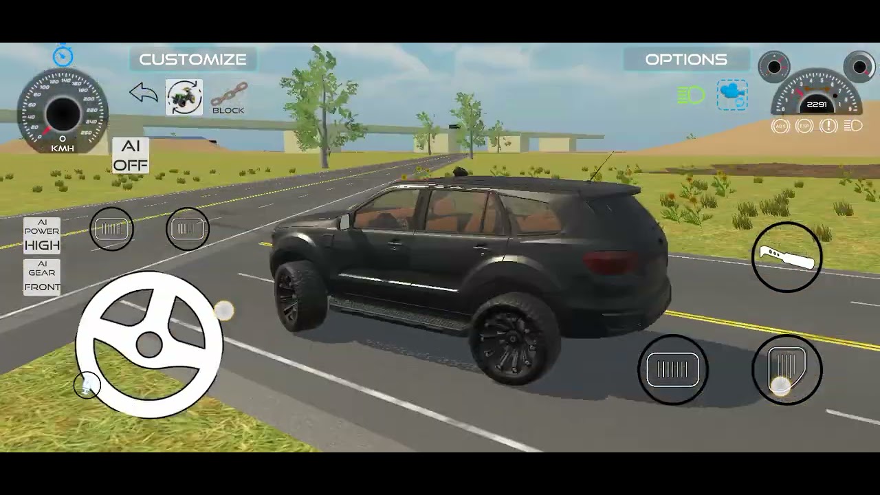 Fortuner vs Ford Endeavour mud Off-roading Game