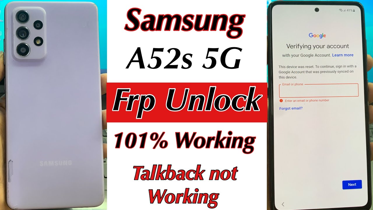 Samsung a52s 5g frp bypass | Samsung a52s google account lock unlock new method 2023
