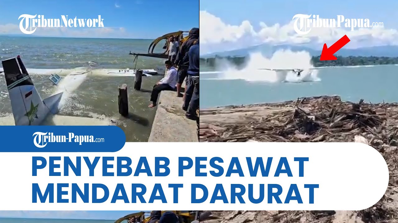 Kronologi Pesawat Smart Air Mendarat Darurat di Bibir Pantai, Seluruh Penumpang Selamat