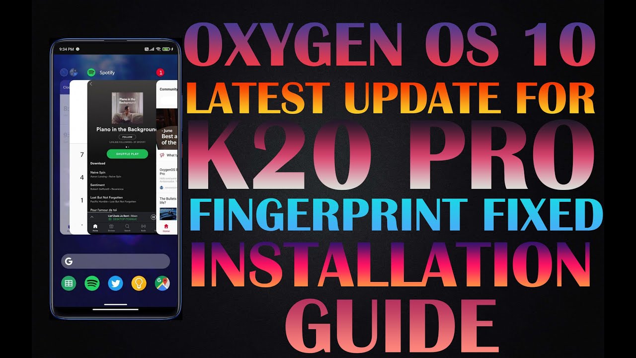 K20 Pro Oxygen OS 10 Full Install & First Impressions | Fingerprint Fixed | Smooth & Fast