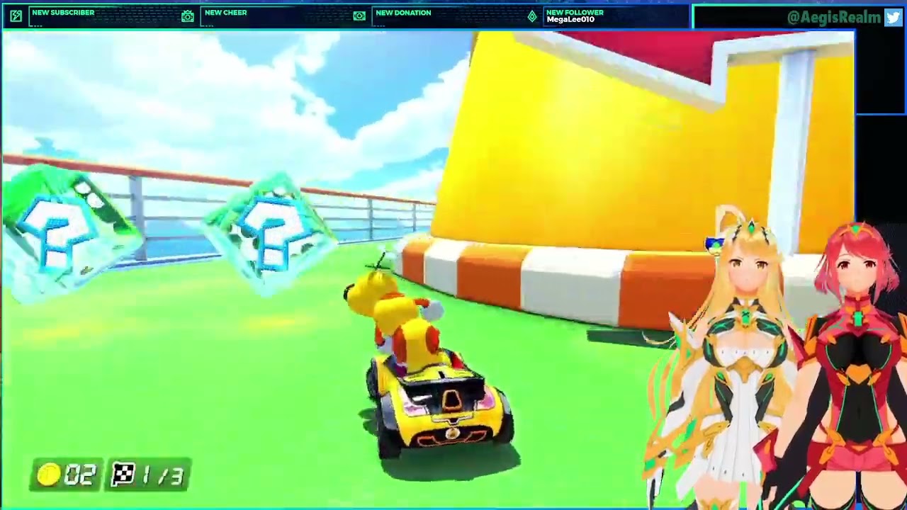 Highlight: Aegis plays Mario Kart 8 Deluxe Booster Course Pass 5 200cc Quickplay 25