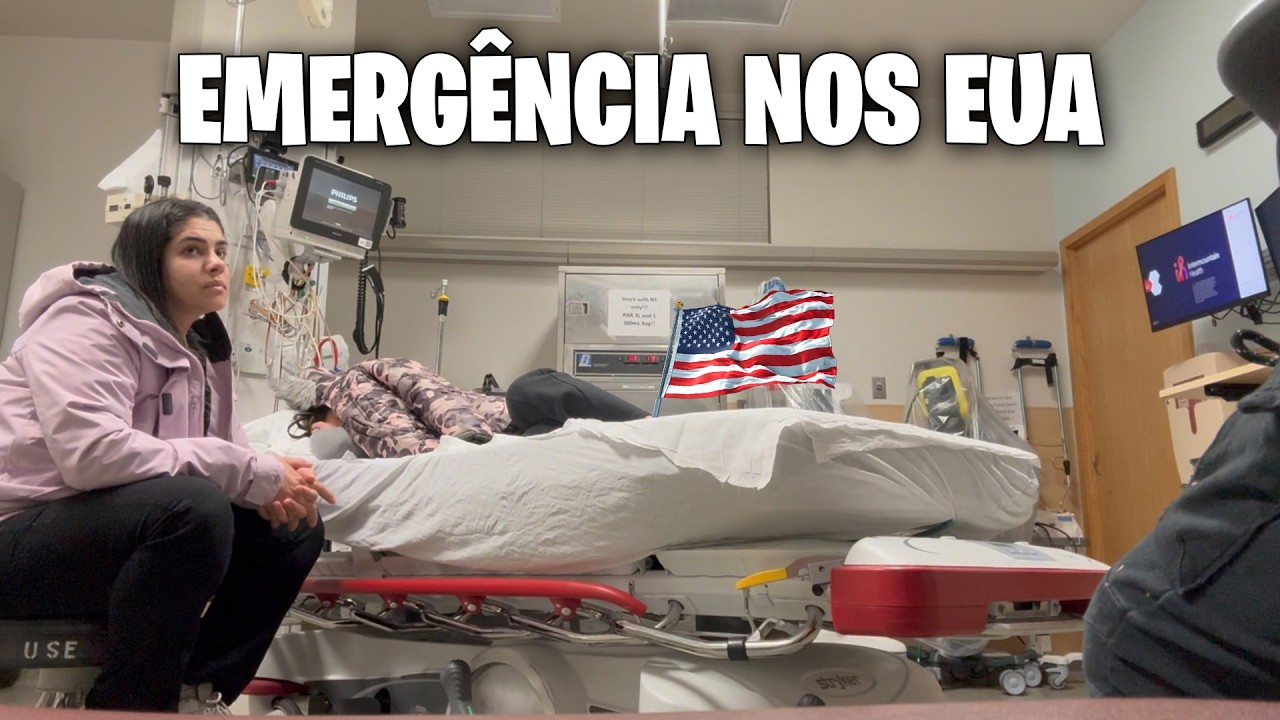 TIVEMOS UM SUSTO! 💔 Nossa experiência na emergência americana