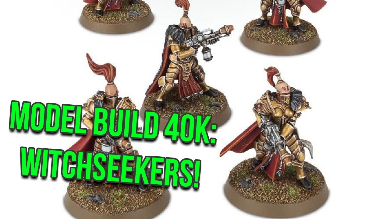 Сборка модели для Warhammer 40k: Сестры Тишины, Искательницы Ведьм