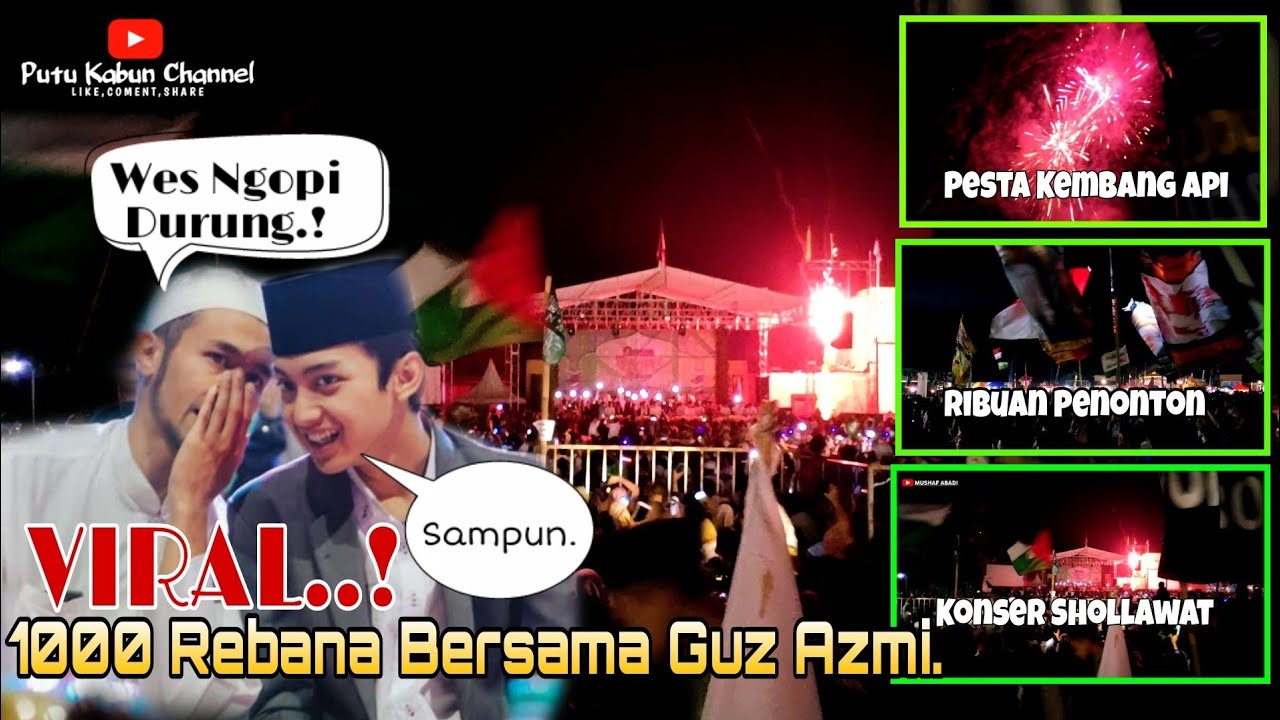Viral..‼️Shollawat 1000 Rebana Bersama Guz Azmi.Di lapangan bandunggede kedu,Temanggung.