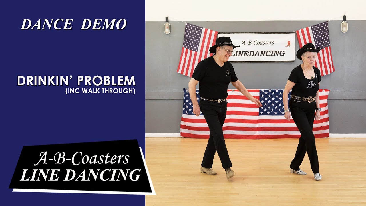 DRINKIN' PROBLEM - Line Dance Demo & Walk Through