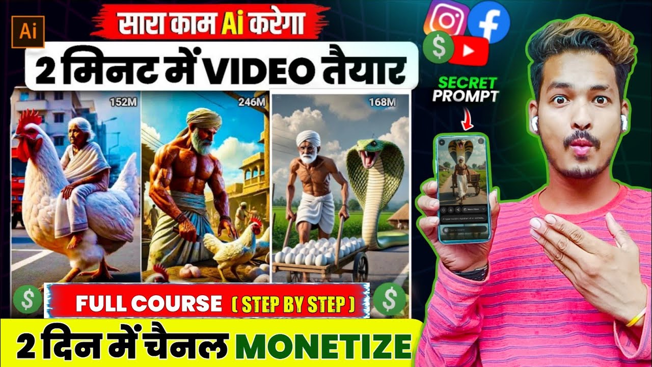 AI Cartoon Videos Kaise Banaye | AI Video Kaise Banaye | AI Short Video Kaise Banaye | AI Video 