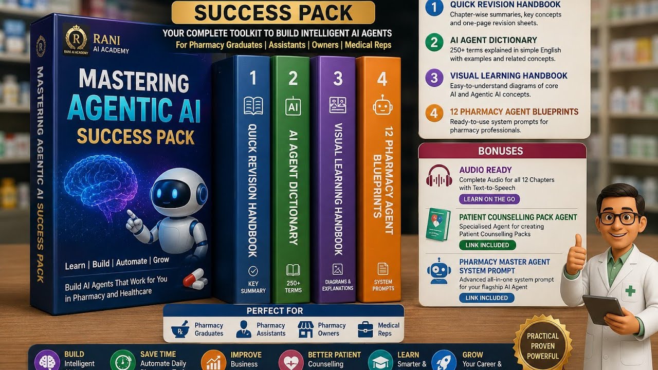 Pharmacy AI Starter pack. Mastering AI for Pharmaceutical Professionals 