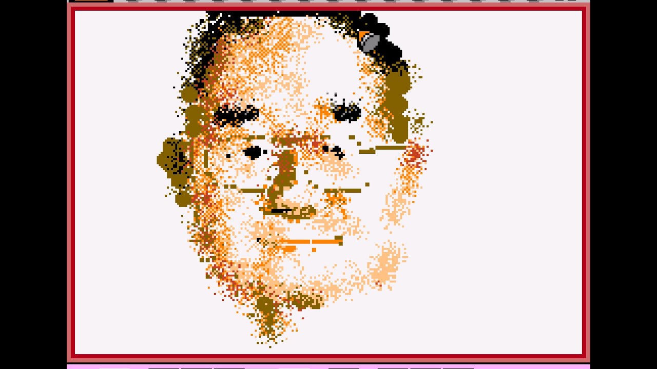 วาดภาพเหมือนด้วย Mario Paint ผ่าน app Delta