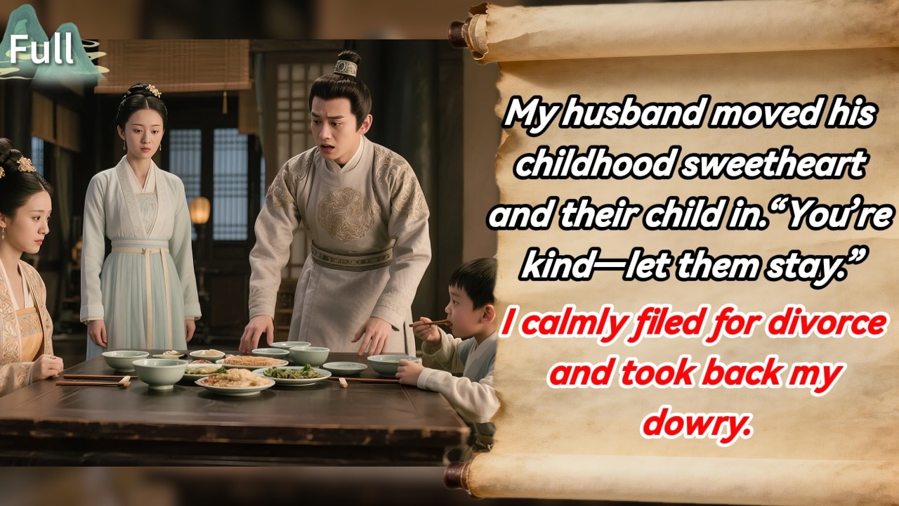 He moved his sweetheart and their child in.“You’re kind—let them stay.”I calmly f took back my dowry