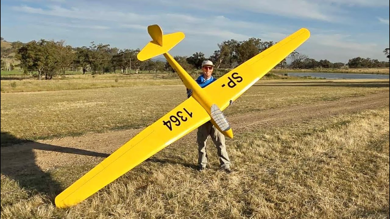 1/3 scale Rc sailplane Orlik III