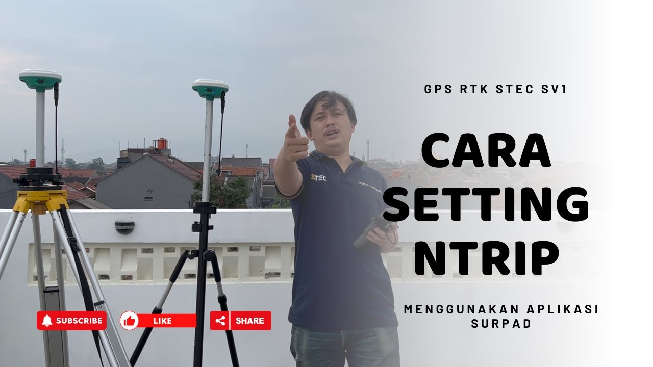Tutorial Cara Setting NTRIP GPS STEC SV1 Menggunakan Surpad | Darwis Internasional Survey