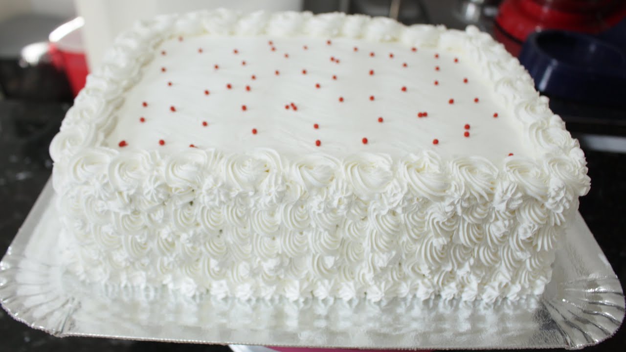 BOLO DE CORTE DE 4kg , COMPLETO:MASSA, RECHEIO E DECORAÇÃO! #confeitaria #bolos