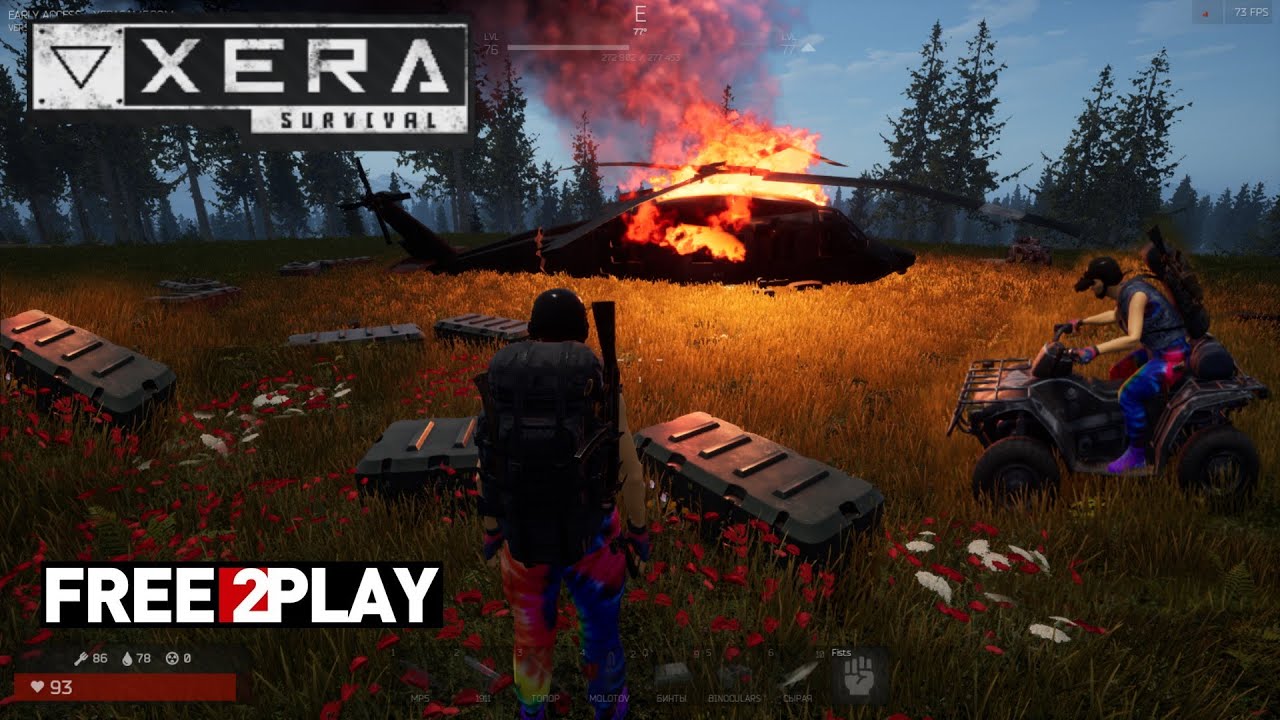 XERA: Survival ★ Helicopter Crash Site season 4 ★ PC Steam [Free to Play] pvp/pve Survival game 2021