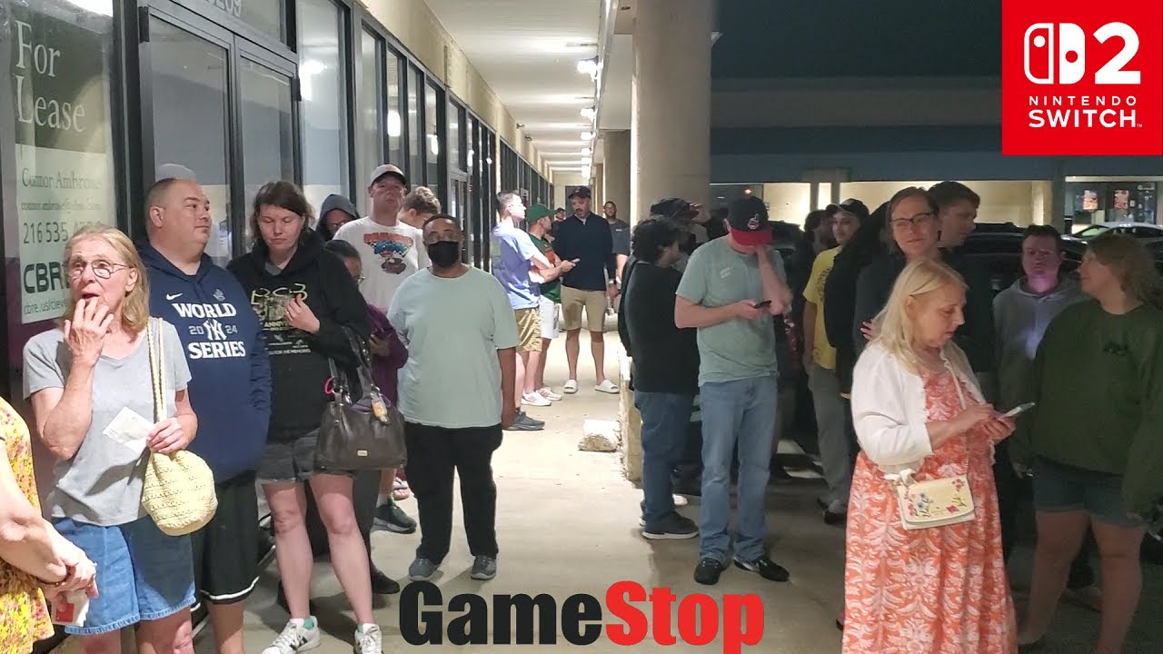 Nintendo Switch 2 Midnight Launch at GameStop!