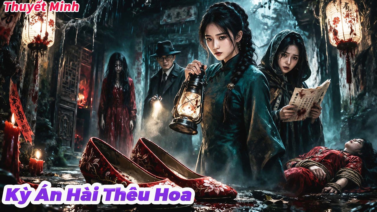 PHIM KINH DỊ|Nữ cảnh s&aacute;t truy &aacute;n ma nữ &aacute;o đỏ,ph&aacute;t hiện x&aacute;c thiếu nữ mang gi&agrave;y th&ecirc;u đỏ trong nh&agrave; quỷ!