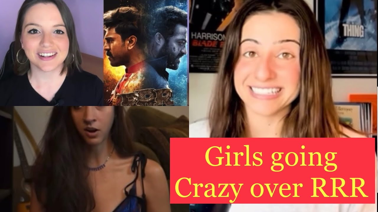 American Girls Can’t Control RRR Fan-girling | SS Rajamouli, Ram Charan, NTR Jr