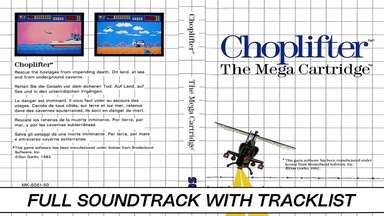 Choplifter | Sega Master System [Mark III] | Soundtrack | Tracklist & Timestamps