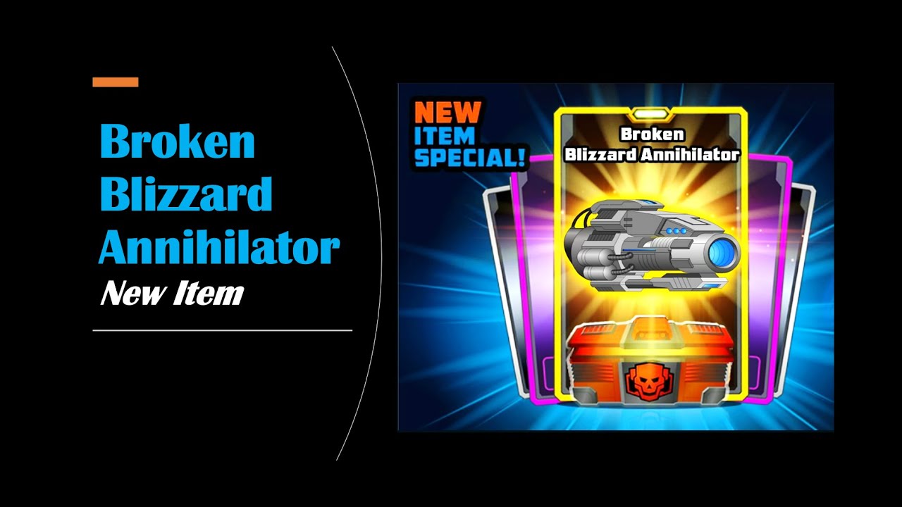 Broken Blizzard Annihilator | New Item Special | SuperMechs