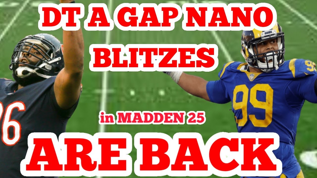 UNTOUCHED DT A GAP NANO BLITZES ARE BACK IN MADDEN 25!🔥 BEST NEW INSTANT SACK IN MADDEN 25! 🔥🔥🔥