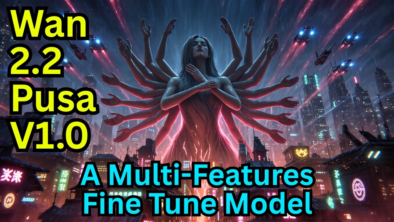 Wan 2.2 Pusa V1.0 - Multi-Features In One LoRA Fine Tune Model.