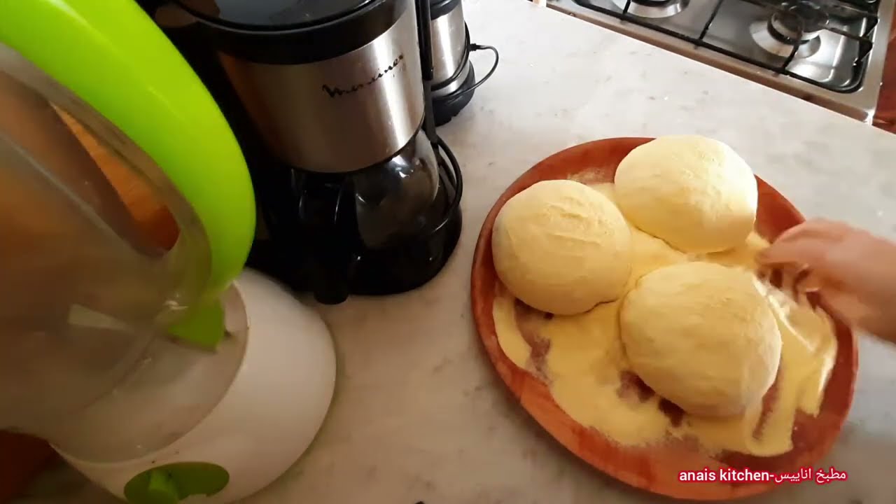 خبز رمضان بعبلة زبادي وصاع دقيق